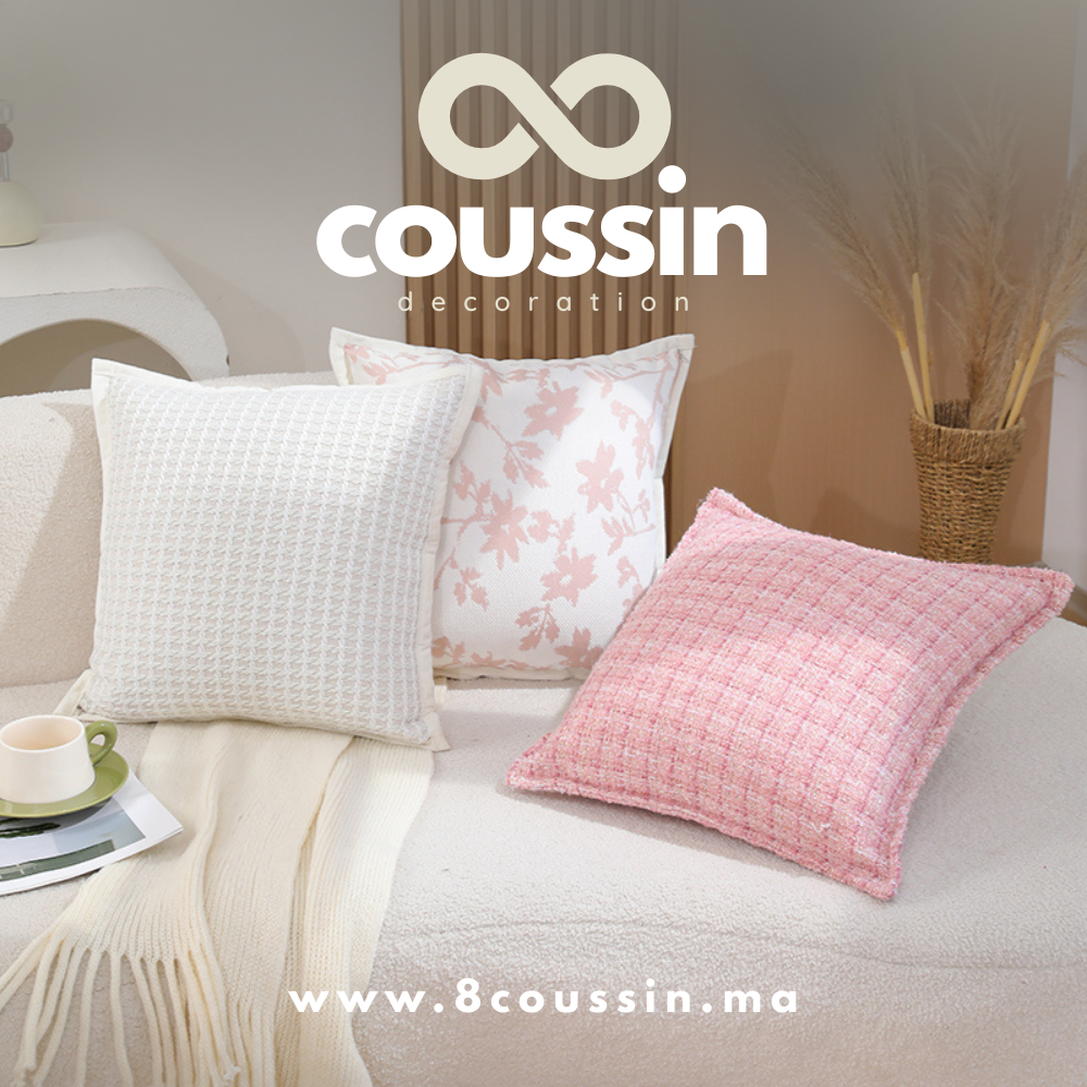 Pack de 3 housses de coussins : Azalea, Chanel & Britanica Beige