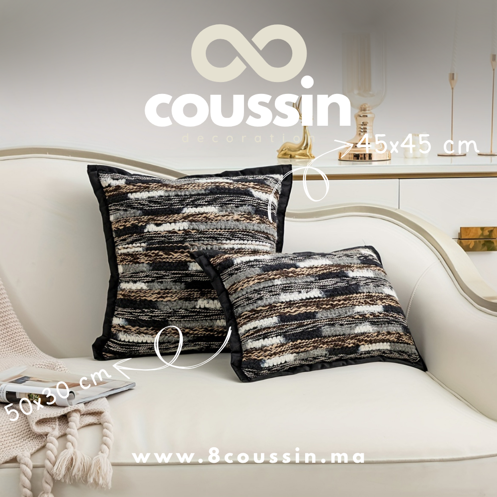 Duo housses de coussins : foggy