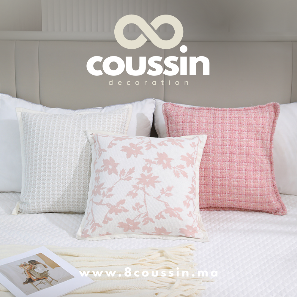 Pack de 3 housses de coussins : Azalea, Chanel & Britanica Beige