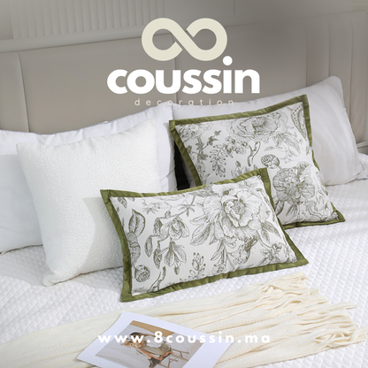 Pack de 3 housses de coussins : Wonderland & Nova blanc cassé