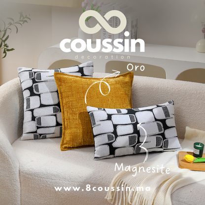 Pack de 3 housses de coussins : Oro & Magnesite
