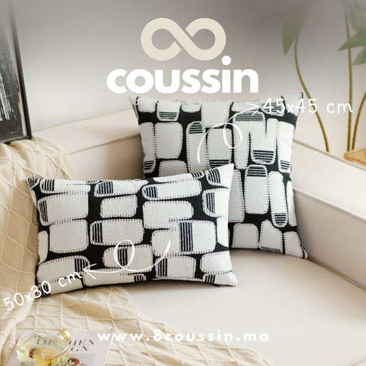Duo housses de coussins : magnesite