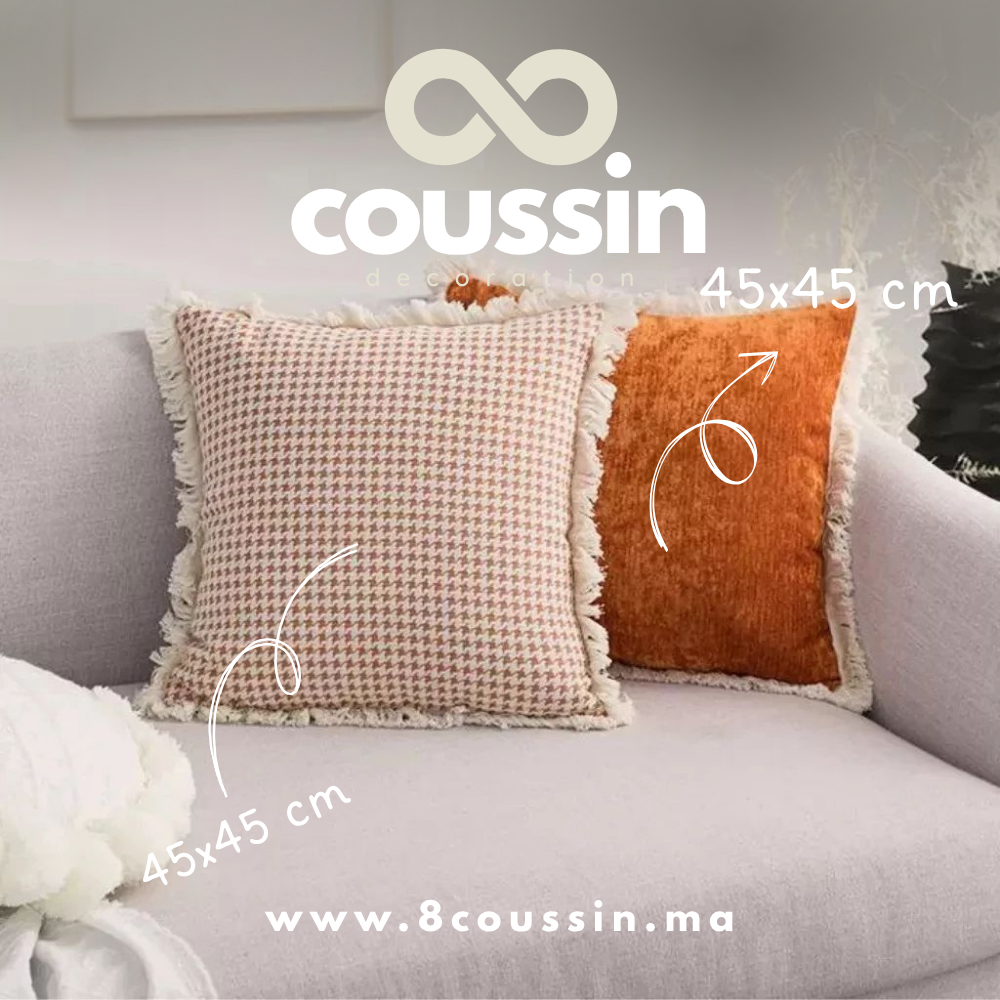 Duo housses de coussins : cottage