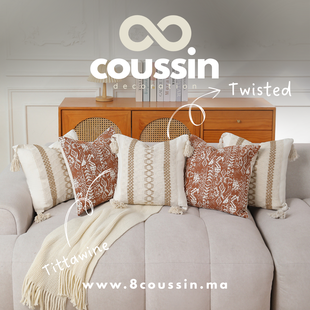 Pack de 5 coussins : Tittawin & Twisted