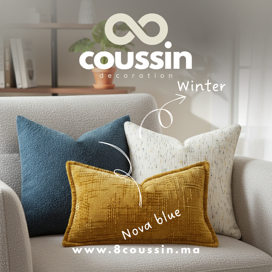 Pack de 3 housses de coussins : WInter, Oro & Nova