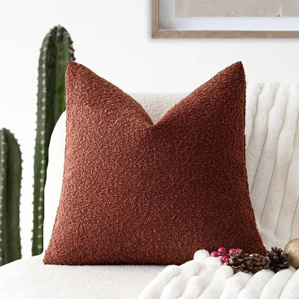 Housse de coussin : Nova Rouge Brique